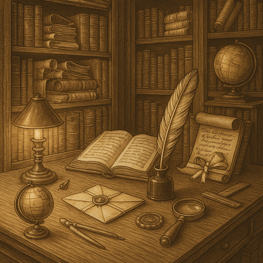 Wax seal illustration with Amicus motto